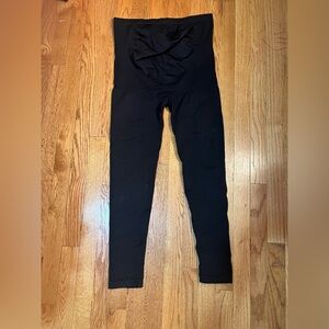Black maternity leggings